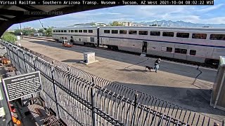 Amtrak shooting captured on train station webcam