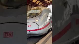 ICE Entrée en gare de Strasbourg Deutsche Bahn TGV Allemand