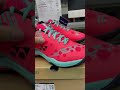 sepatu badminton yonex strider beat bright red pink neon turqoise kirim ke kupang terimakasih