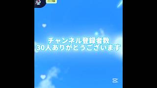 チャンネル登録者数30人行きました！皆さん本当にありがとうございます！