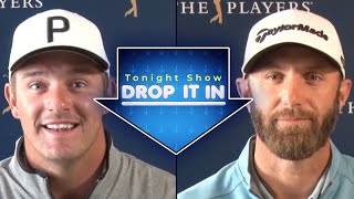Jimmy Had PGA Tour Golfers Dustin Johnson & Bryson DeChambeau Slip Crazy Words Into Their Interview