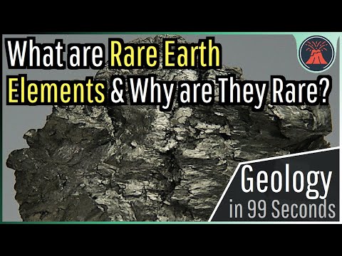 What are rare earth elements?