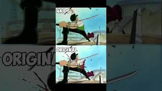 One Piece 4 kids vs original Zoro bản gốc và bản làm lại khác nhau như thế nào #ldvanime #shorts