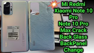 Redmi Note 10 Pro Back Panel Replacement || Xiaomi Broken BackGlass Change #visurandomtechnology