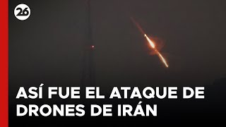 🚨 PRIMERAS IMÁGENES | Así llegan y caen los drones iraníes en el suelo de Israel
