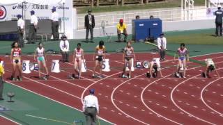 わかやま国体2015成年女子100m予選4組