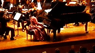 Performing  L. van Beethoven Emperor Concerto (No 5 in E flat) when I was a teenager