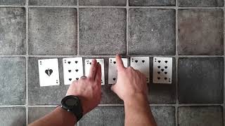 Bubble sort with cards