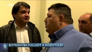 Botrányba fulladt a közgyűlés 16-01-18