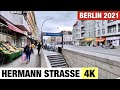 BERLIN, GERMANY 🇩🇪 [4K] Neukölln — Hermann Strasse