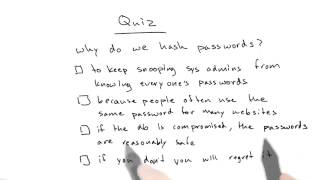 Why Hash Passwords? - Web Development