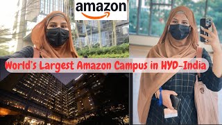 Exploring World’s Largest Amazon Campus 🥰 Amazon largest office | Hyderabad, India @ulfatrafiq