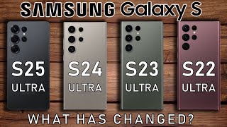 Samsung Galaxy S25 Ultra vs Samsung Galaxy S24 Ultra vs Samsung Galaxy S23 Ultra vs Galaxy S22 Ultra