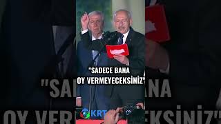 Kemal Kılıçdaroğlu: "Sadece Bana Oy Vermeyeceksiniz!" #shorts