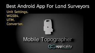 Mobile Topographer Best App For Land Surveyors | Best Android App for Surveyor | Apps for Surveying