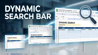 🔍 Create a Searchable Dropdown Bar (Google Sheets)