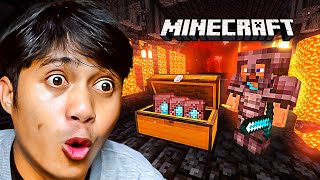 CARI SMITHING TEMPLATE DAN MEMBUAT NETHERITE ARMOR! (MINECRAFT) PART 16