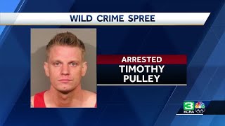 Wild crime spree, chase through Roseville ends in arrest