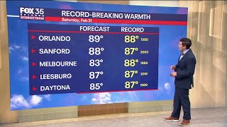Orlando AM Weather Forecast: Record-Breaking Temps for Central Florida