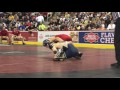 piaa wrestling highlights franklin regional’s spencer lee pins new oxford’s zurich storm