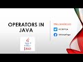 Java Tutorial for Beginners - Operators In Java