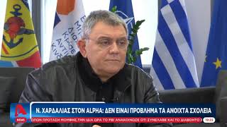 Newpost: Τι δηλώνει ο Νίκος Χαρδαλιάς στο DIRECT για το άνοιγμα των σχολείων