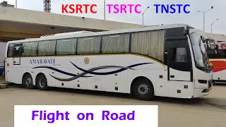 My  First  Journey  in  Amaravathi  Volvo Bus of APSRTC