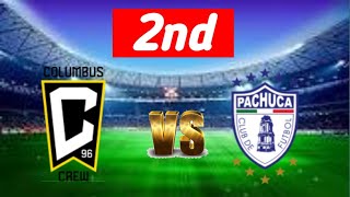 TUDN / COLUMBUS CREW  VS. PACHUCA  Live en Vivo / Concacaf Champions Cup goles 2024 2nd Half