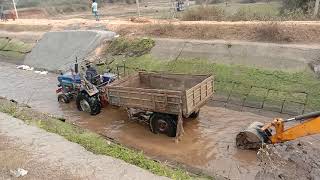 Critical work of Canal desilting from Tenu Bokaro Canal on 5 feb 2021