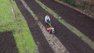 Bodenvorbereitung im Gemüsegarten - So bereite ich meine Beete vor - Fräsen mit der Agria 3400