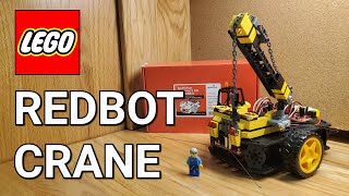 I Turned My RedBot Into A Lego Construction Crane (2) #robotics #lego