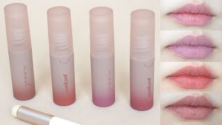 [2022] PERIPERA Ink Mood Matte Tint Fall In Acorn (12,13,14,15) Review \u0026 Swatches | Lululand