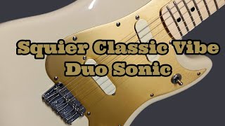 Squier Classic Vibe Duo Sonic Desert Sand Limited Edition! #review & Sound Demo *Blues at 9:30