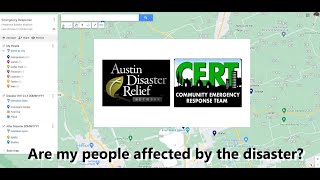 Emergency Response status with google maps