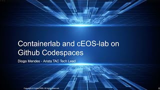 Containerlab and cEOS-lab on Github Codespaces