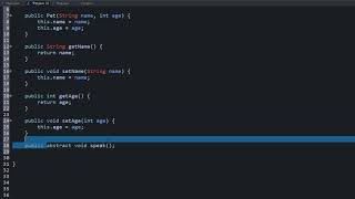 Java Programming Tutorial - 31 - Inheritance, Abstract Classes and Abstract Methods