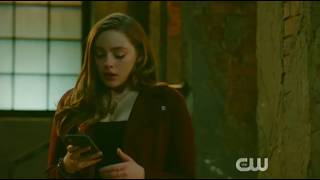 CW Legacies S1 E16 - Hope mimic-spells Clarke, jumps into Malivore pit, kills Landon's monster dad