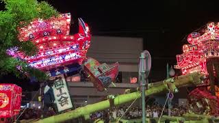 【永久保存版】【夜高あんどん祭り】北海道唯一の喧嘩あんどんを目の前で体感💯 夜高あんどんぶつけあい😤 北海道三大あんどん祭り🎆 北海道沼田超🌟