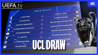 UEFA Champions League Round of 16 Draw