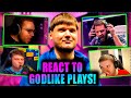 PRO PLAYERS & STRS REACT TO S1MPLE SICK PLAYS!