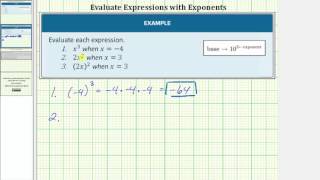 Evaluate Basic Exponential Expressions