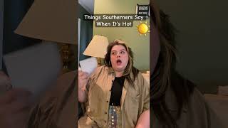 My AC is working overtime and I’m still sweatin’… #itsasouthernthing #comedy  #humidity