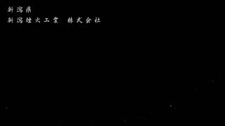 【広角】2019 やつしろ全国花火競技大会 新潟煙火工業 夜光幻想花と四重芯