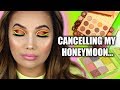 NEON MAKEUP TUTORIAL + CANCELLING MY HONEYMOON & JACLYN HILL COSMETICS