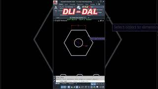 100 เทคนืค คีย์ลัด AutoCAD คำสั่งที่14  Linear And Aligned คีย์ลัด DLI-DAL #คีย์ลัดAutoCAD #AutoCAD