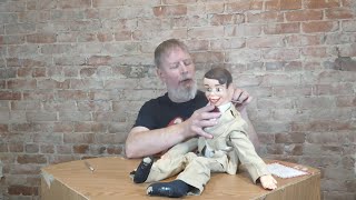 DANNY O' DAY VINTAGE VENTRILOQUIST DUMMY FROM EBAY UNBOXING