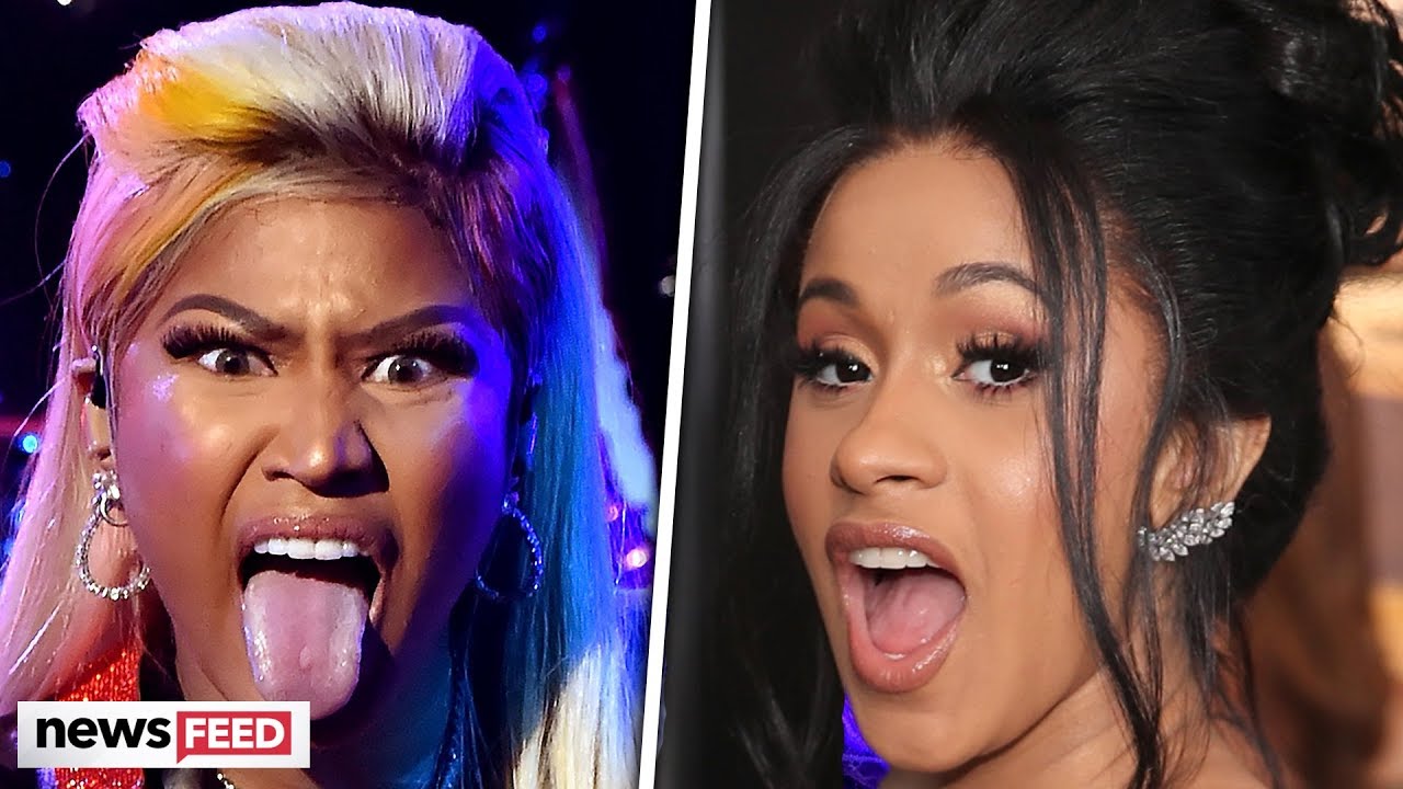 Nicki Minaj Seemingly SHADES Cardi B And Reignites FEUD! - YouTube