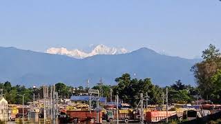 Kanchanjungha Mountain from New Jalpaiguri railway station ।।