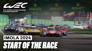 Race Start And First Minutes 🇮🇹 I 2024 6 Hours of Imola I FIA WEC