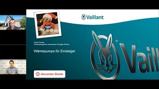 Vaillant: Wärmepumpe für Einsteiger - das Webinar